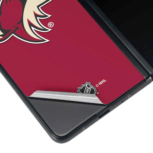 NHL Arizona Coyotes Solid Background Galaxy Z Fold3 5G Skin